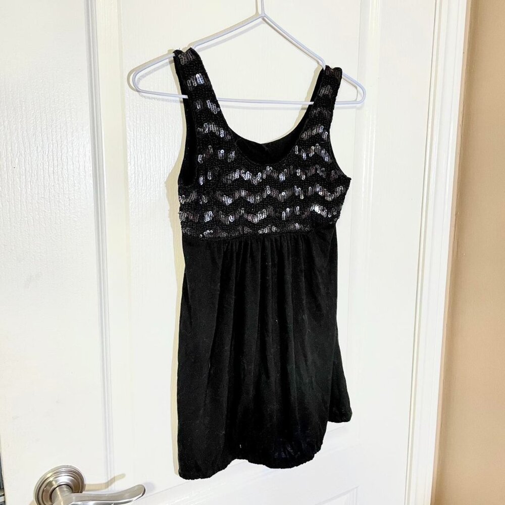 vintage tank top with sequins